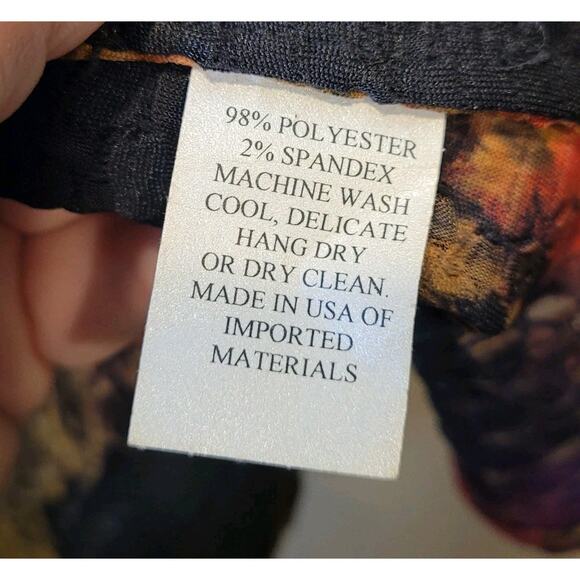 Caroline Rose Womens Multicolor Printed Textured Open Cardigan Size Medium Boho - Picture 10 of 10